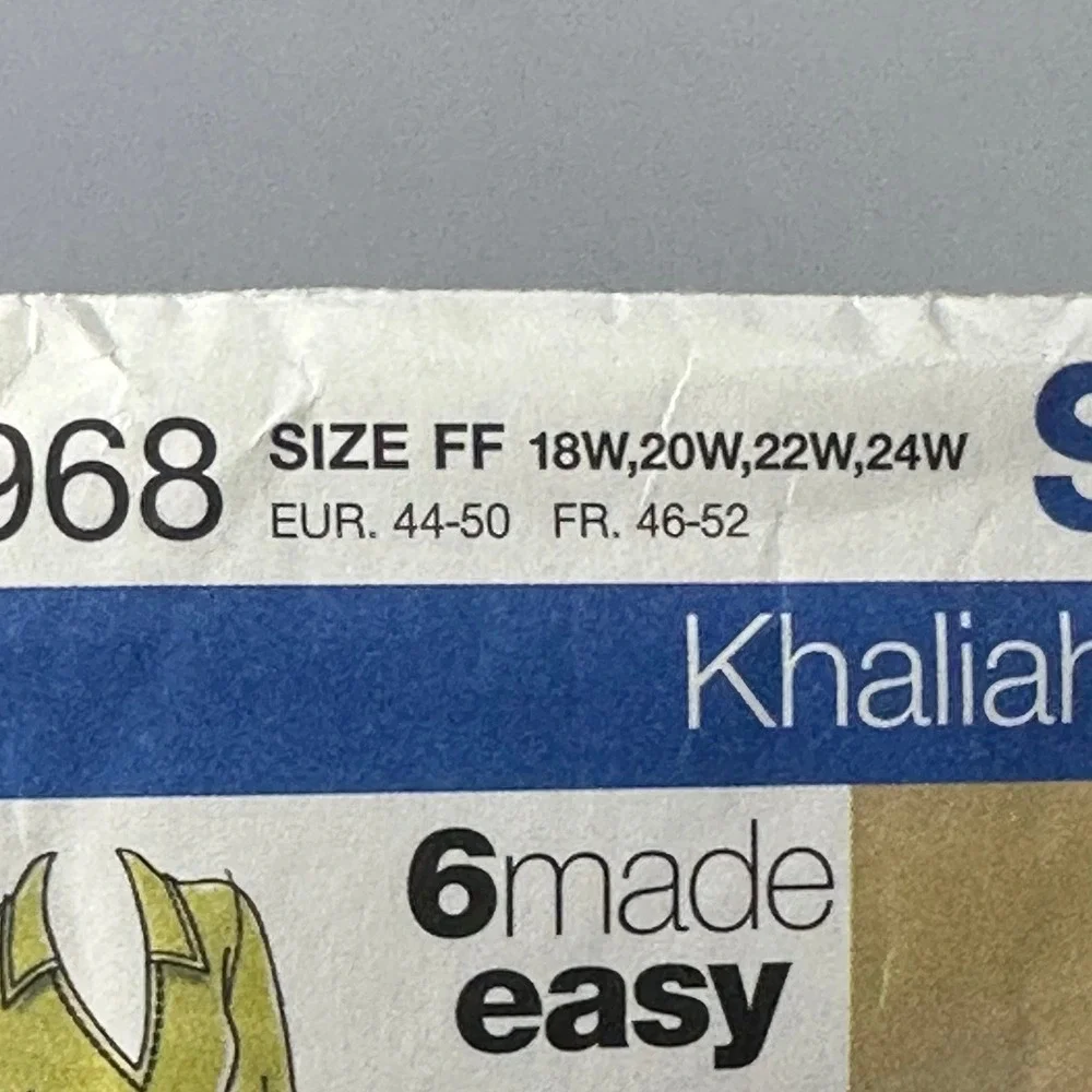Simplicity 4968 khaliah